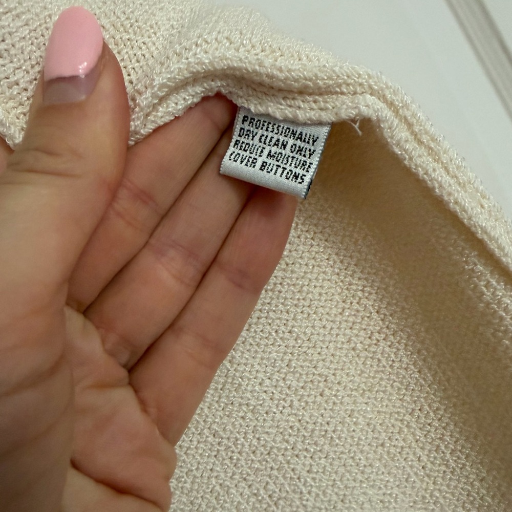 St. John Cream Cardigan S - Picture 4 of 8